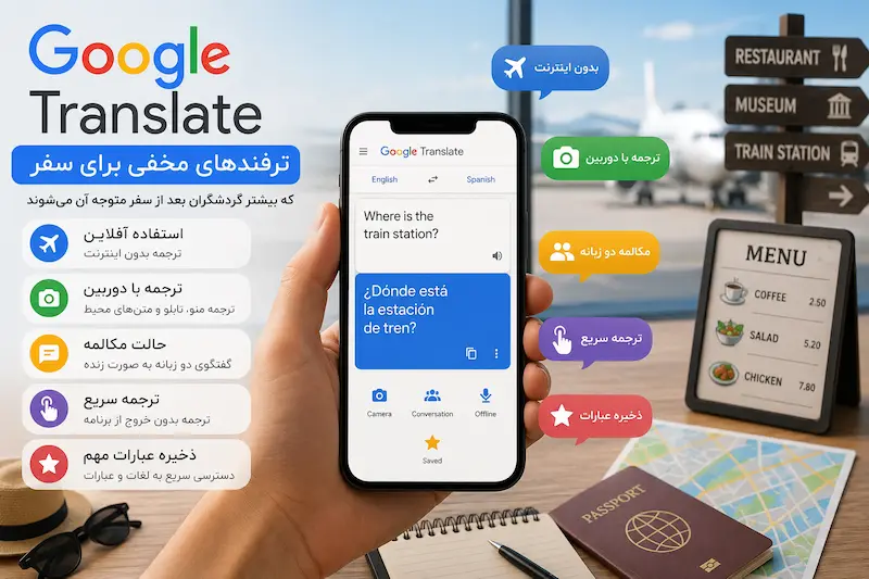 Google Translate tricks for travel - چیکاو