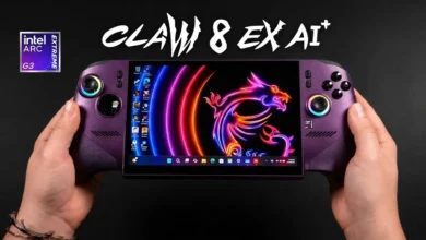 بررسی +MSI Claw 8 EX AI؛ قدرتمندترین کنسول دستی ویندوزی با پردازنده جدید اینتل - چیکاو