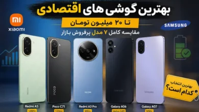 بهترین گوشیهای تا 20 میلیون تومان در بازار ایران | تیر 1405 - چیکاو