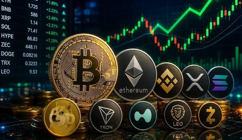 قیمت بیتکوین و ارزهای دیجیتال امروز؛ رشد بازار با پیشتازی هایپرلیکوئید و سولانا - چیکاو
