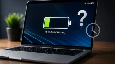 چرا زمان باقی‌مانده باتری لپ‌تاپ همیشه دقیق نیست؟ نحوه محاسبه ویندوز و macOS - چیکاو
