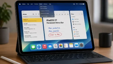 iPadOS 27 با نوار منوی دائمی تجربه آیپد را به مک نزدیکتر میکند - چیکاو