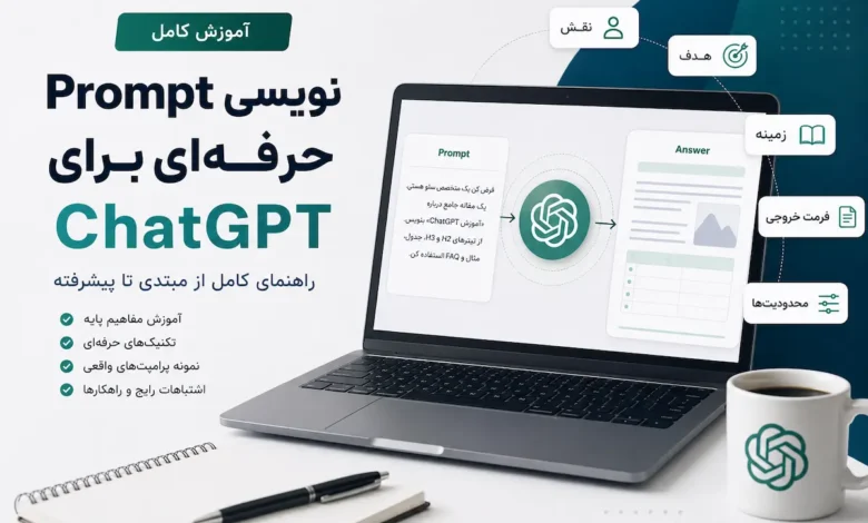 آموزش Prompt نویسی حرفهای برای ChatGPT؛ راهنمای کامل از مبتدی تا پیشرفته - چیکاو