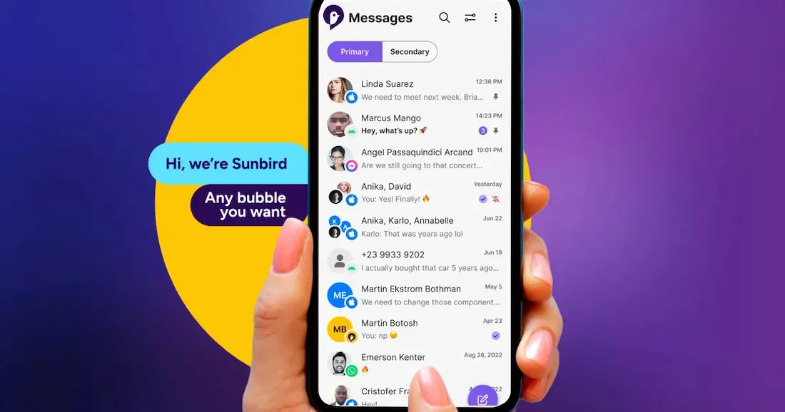 اپلیکیشن Sunbird برای iMessage در اندروید دوباره منتشر شد - چیکاو
