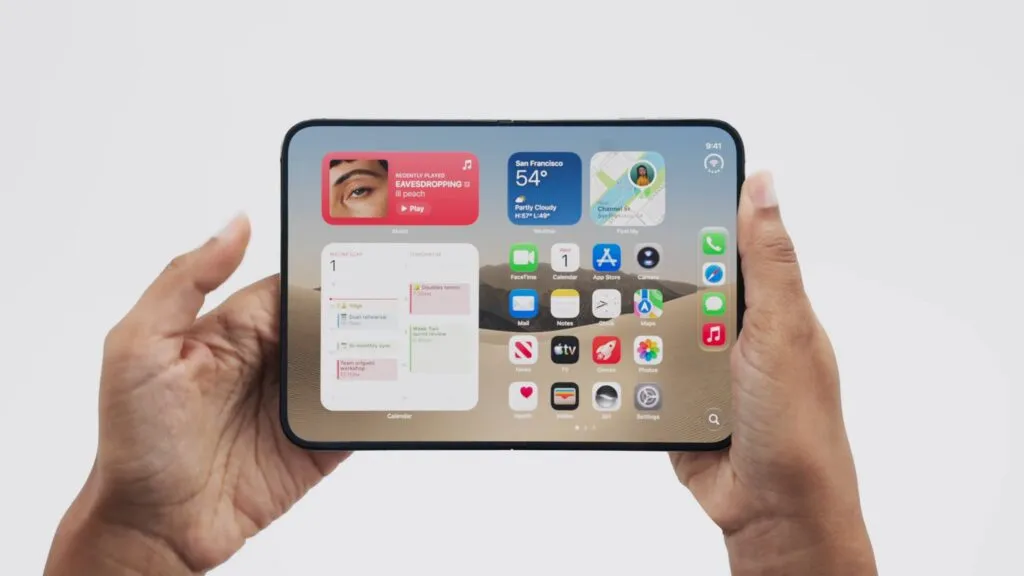 آیفون تاشوی اپل iPhone Duo نام دارد - چیکاو
